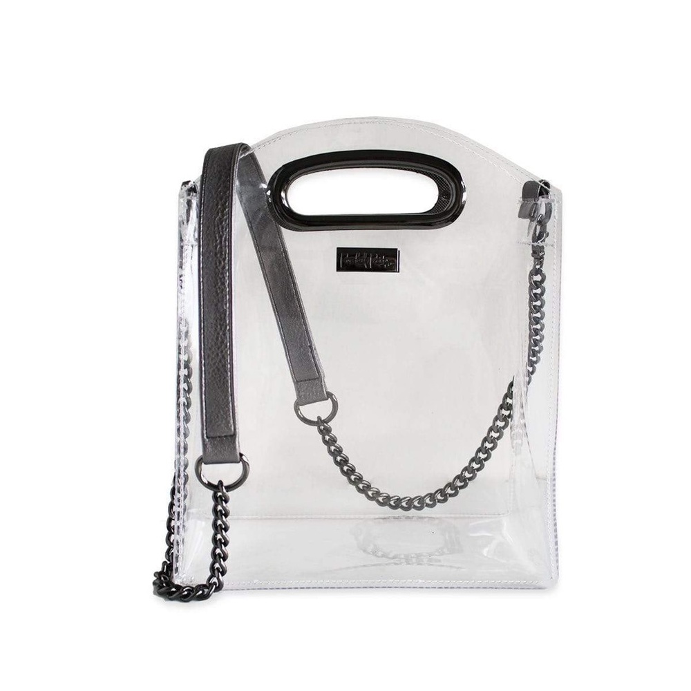 Clear Bag with Black Accents